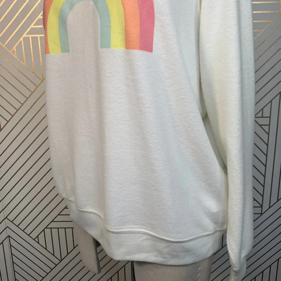 Wildfox After‎ The Rain Rainbow Sommers Sweatshirt - Picture 7 of 11